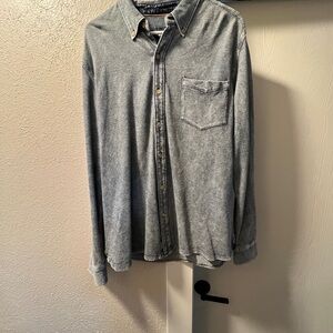32 Bar Blues - Men's Gray/blue Denim Shirt